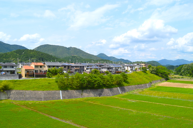 高台立地で安心