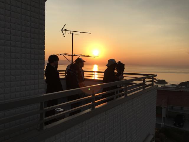 海に沈む夕陽