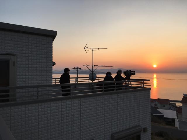 海に沈む夕陽